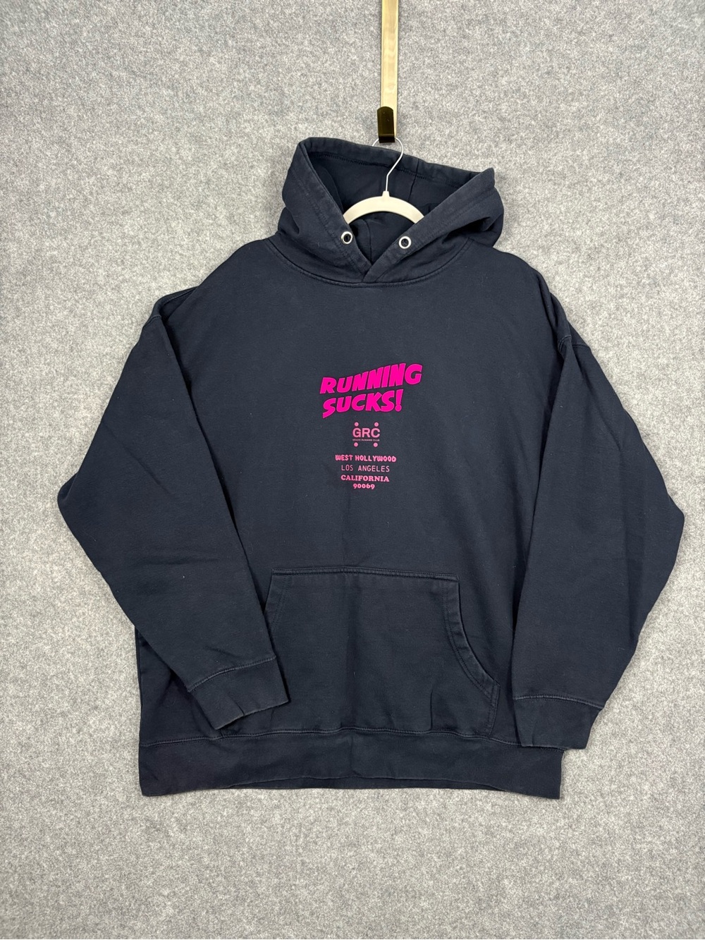 Grand Running Club Running Sucks Graphic Hoodie XL Unisex
